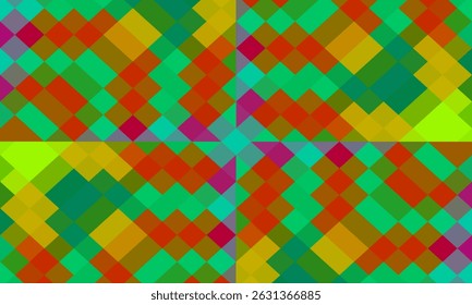 Rechthoekig patroon, vierkantpatroon, pixelillustratie, abstracte achtergrondvector