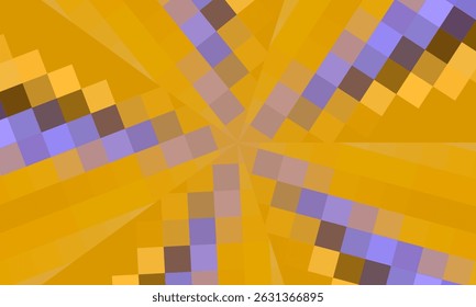 Rechthoekig patroon, vierkantpatroon, pixelillustratie, abstracte achtergrondvector