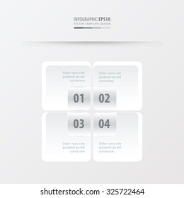 Rectangle presentation template white color