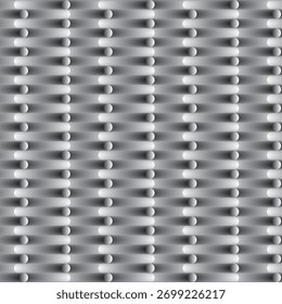Rectangle repeating lines arranged in hexagonal directions.
