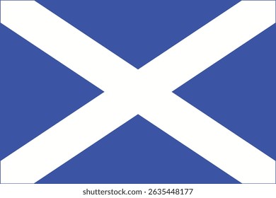 Rectangle Scotland Flag Europe Country