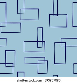 Rectangle seamless pattern.Fashion graphic background design. Modern stylish abstract texture.Colorful template for prints, textiles, wrapping, wallpaper, website etc. VECTOR illustration