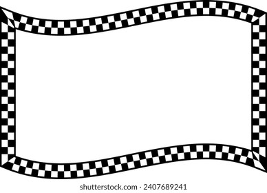 Rectangle shape Check pattern checkered vector vintage frames retro badge banners decorative frame elements art frames picture frames ornamental framing decoration ornamental silhouette black