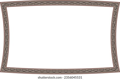 Rectangle shape Cloud Rainbow frame vintage frames badges label frames banners spectrum colorful color gradient photo frame borders vector background element decoration creative design ornamental 