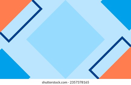 rectangle shape geometric pattern background design with copy space area