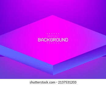 rectangle shape on gradient violet  background diamond theme with radius can be use for decoration poster website template tecnology presentation packaging  screen saver vector eps.