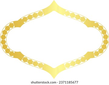 Rectangle shape Polygon Shape horizontal Frame vintage frames Arrows symbol Gold picture frame luxury golden frame gold border Golden vector royals border retro badge decoration element isolated decor