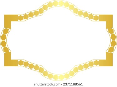 Rectangle shape Polygon Shape horizontal Frame vintage frames Arrows symbol Gold picture frame luxury golden frame gold border Golden vector royals border retro badge decoration element isolated