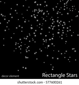 Rectangle Shaped Stars | EPS10 Vector