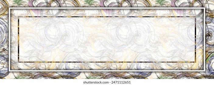 Rectangle silk scarf design with seamless textile pattern