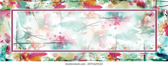 Rectangle silk scarf design with seamless textile pattern