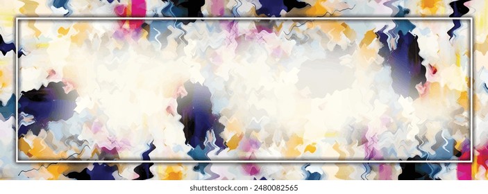 Rectangle silk scarf design with seamless textile pattern