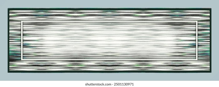 Rectangle silk scarf design with seamless textile pattern
