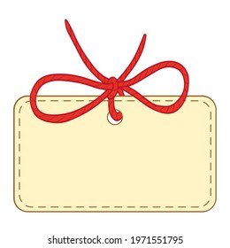 Rectangle tag or price tag in beautiful style. Holiday wedding greeting card design. Shop banner. Discount sale vector