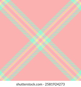 Rectangle texture textile check, glamor tartan vector background. Volume pattern plaid fabric seamless in light and mint colors palette.