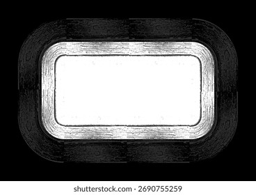Rectangle Textured Frame in Dark Background