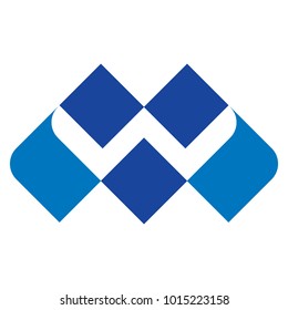 rectangle typographic logo busines