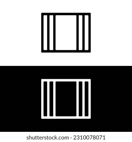 Rectangle vector logo template design 