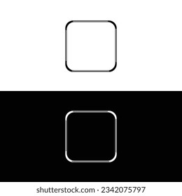 Rectangle vector logo template design 