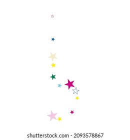 Rectangle vector texture for holidays, postcards, posters, websites, carnivals, birthday and children's parties.  A falling star background.