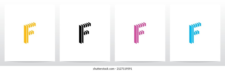 Rectángulo - Diseño de logotipo de la letra de la capa vertical