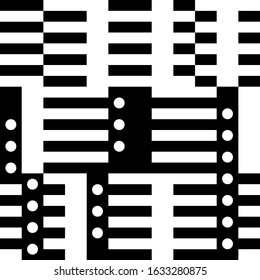 Rectangles, circles, figures seamless pattern. Geometrical print. Simple shapes background. Modern wallpaper. Contemporary ornament. Geometric backdrop. Digital paper, textile print, abstract vector