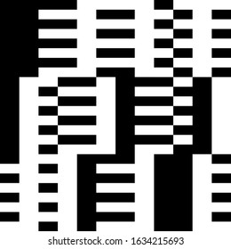 Rectangles, figures seamless pattern. Geometrical print. Vector art. Simple shapes background. Modern wallpaper. Contemporary ornament. Geometric backdrop. Digital paper, textile print, abstract image