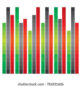 Rectangles Green Square Gray Flat Red