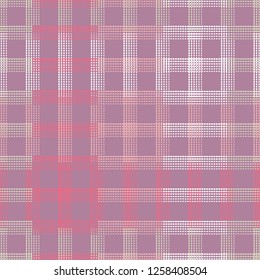 Rectangles of points. Cage. Trendy seamless pattern designs. Vector geometric background. Mosaic texture. Can be used for wallpaper, textile, invitation card, wrapping, web page background.