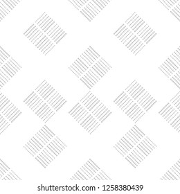 Rectangles of points. Trendy seamless pattern designs. Vector geometric background. Mosaic texture. Can be used for wallpaper, textile, invitation card, wrapping, web page background.