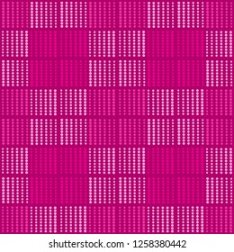 Rectangles of points. Trendy seamless pattern designs. Vector geometric background. Mosaic texture. Can be used for wallpaper, textile, invitation card, wrapping, web page background.