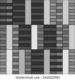 Rectangles seamless pattern. Blocks background. Modern wallpaper. Slabs print. Contemporary ornament. Polygons illustration. Geometric backdrop. Digital paper, textile print, abstract image. Vector