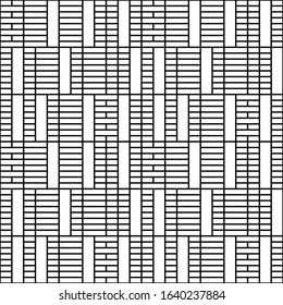 Rectangles seamless pattern. Lines background. Modern wallpaper. Linear print. Contemporary ornament. Grid illustration. Geometric backdrop. Digital paper, textile print, abstract image. Vector work.