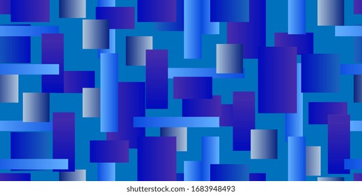 Rectangles and squares. Seamless ornament. Seamless background of rectangular shapes. Vector illustration