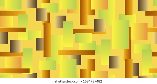 Rectangles and squares. Seamless ornament. Seamless background of rectangular shapes. Vector illustration