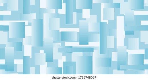 Rectangles and squares. Seamless ornament. Seamless background of rectangular shapes. Vector illustration