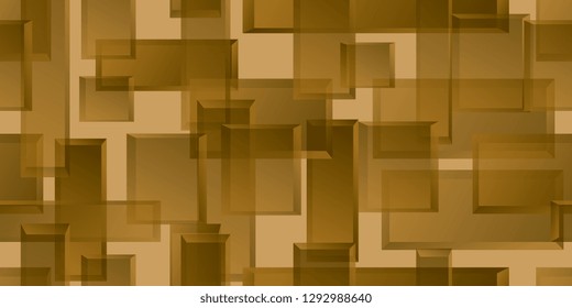 Rectangles. Translucent rectangles. Seamless pattern of gradient rectangles. Vector graphics