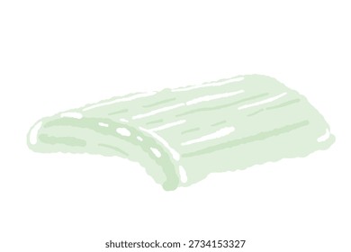 Peça retangular de gel Aloe Vera