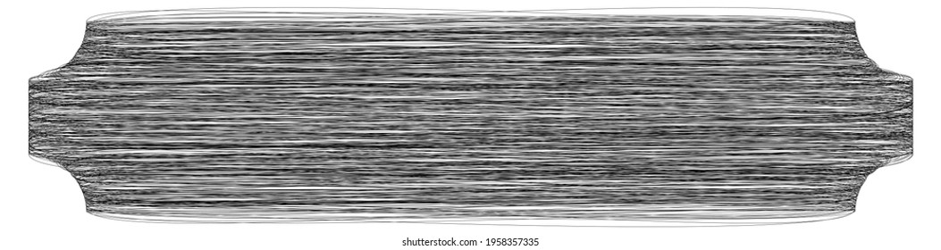 Rectangular banner, plaque, banner shapes with scribble effect