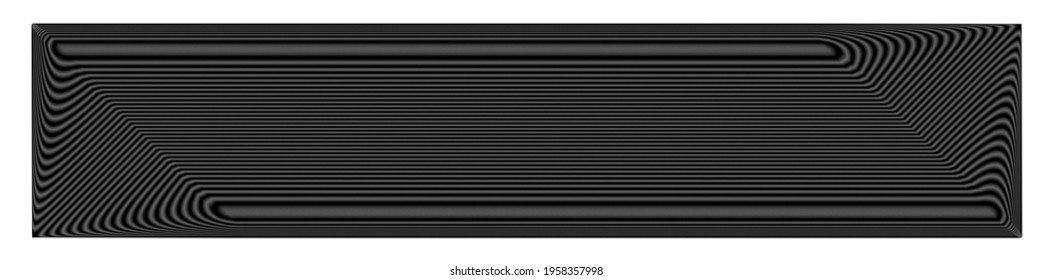 Rectangular banner, plaque, banner shapes with scribble effect