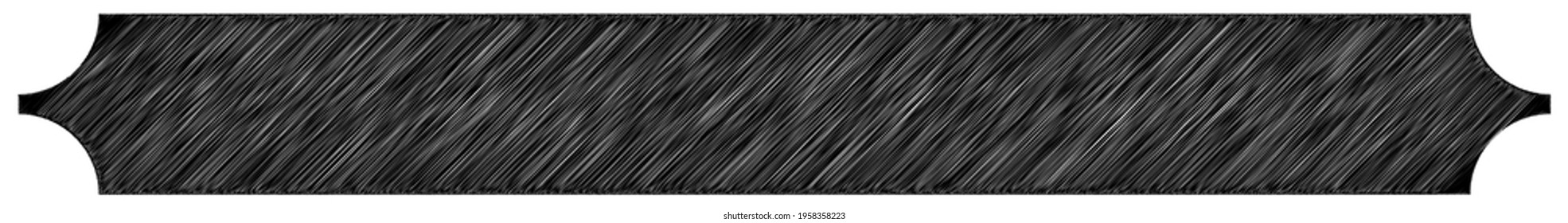 Rectangular banner, plaque, banner shapes with scribble effect