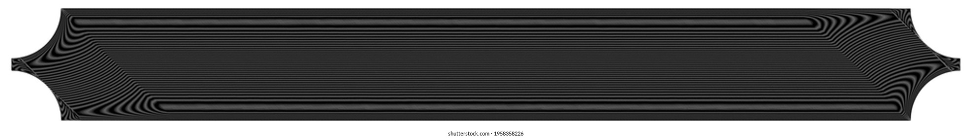 Rectangular banner, plaque, banner shapes with scribble effect