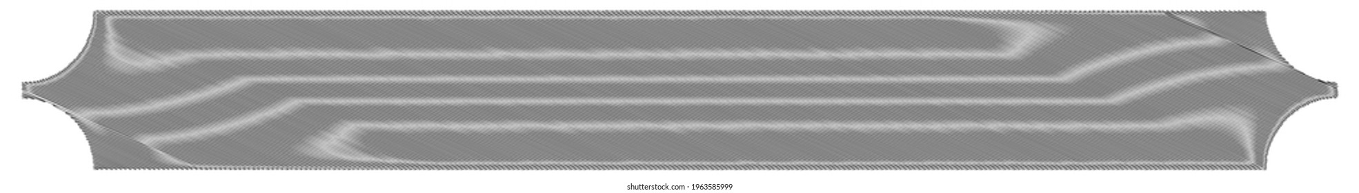 Rectangular banner, plaque, banner shapes with scribble effect