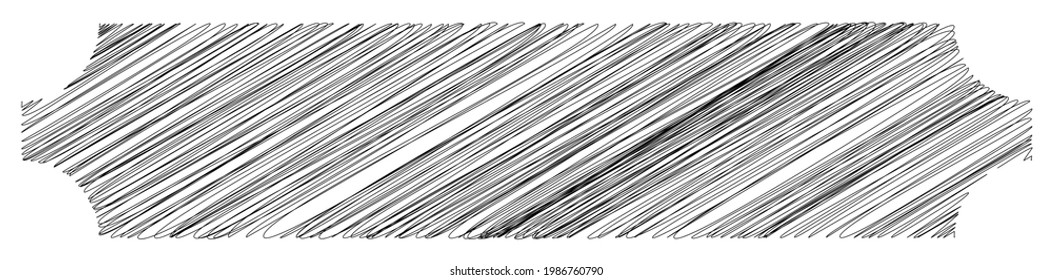 Rectangular banner, plaque, banner shapes with scribble effect