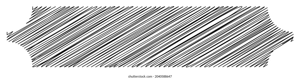 Rectangular banner, plaque, banner shapes with scribble effect