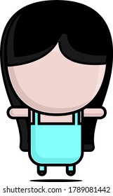 Rectangular Body Shape Illustration Design