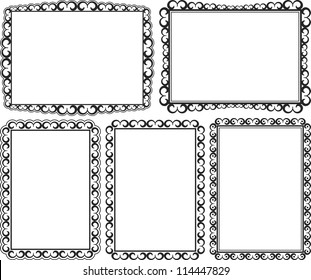 rectangular border