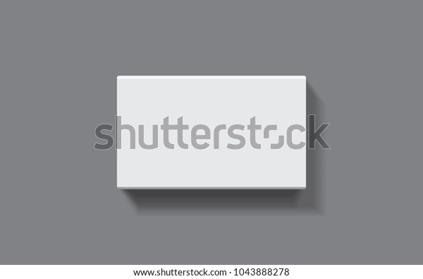 Rectangular Box On Dark Background Top Stock Vector (Royalty Free