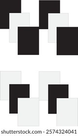 rectangular boxes that have different colors