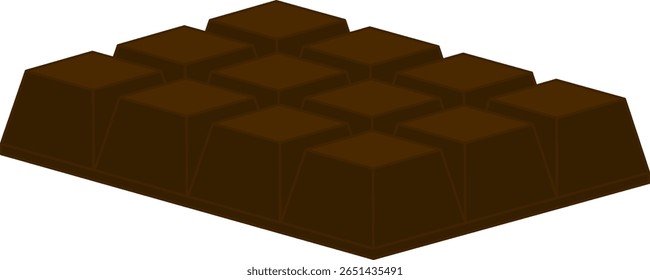 Rectangular brown with simple vector style, suitable for simple and elegant design style